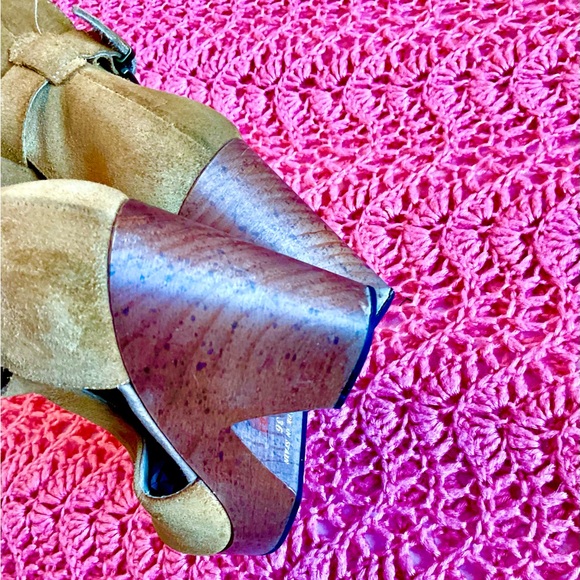 ❤️❤️24h sale Free People Women's Tan Suede Ankle shoes - Picture 7 of 9